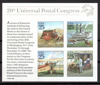 USA Michelnummer 2064 - 2067 Block 22 postfrisch  USA Michelnummer 2064 - 2067 Block 22 postfrisch