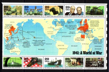 USA Michelnummer 2169 - 2178 Block 24 postfrisch USA Michelnummer 2169 - 2178 Block 24 postfrisch