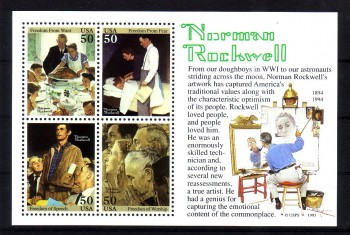 USA Michelnummer 2473 - 2476 Block 35 postfrisch USA Michelnummer 2473 - 2476 Block 35 postfrisch