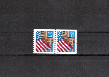 USA Michelnummer 2563 C I LINE PAIR postfrisch USA Michelnummer 2563 C I LINE PAIR postfrisch