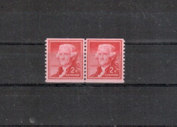 USA Michelnummer 654 Cw LINE - PAIR postfrisch 