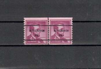 USA Michelnummer 657 CwV LINE - PAIR Vorausentwertung postfrisch 