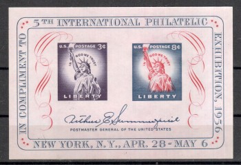 USA Michelnummer 696 - 697 Block 10 postfrisch 