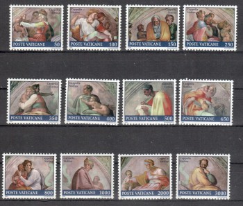 Vatikan Michelnummer 1023 - 1034 postfrisch Vatikan Michelnummer 1023 - 1034 postfrisch