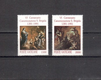 Vatikan Michelnummer 1038 - 1039 postfrisch Vatikan Michelnummer 1038 - 1039 postfrisch