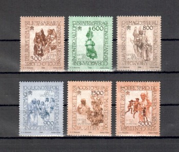 Vatikan Michelnummer 1263 - 1268 postfrisch Vatikan Michelnummer 1263 - 1268 postfrisch