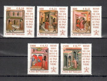 Vatikan Michelnummer 1381 - 1385 postfrisch