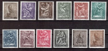 Vatikan Michelnummer 490 - 501 postfrisch