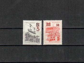 Jugoslawien Michelnummer 1134 - 1135 postfrisch