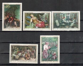 Jugoslawien Michelnummer 1257 - 1261 postfrisch