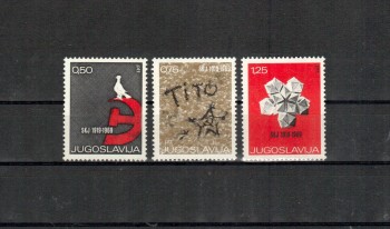 Jugoslawien Michelnummer 1318 - 1320 postfrisch
