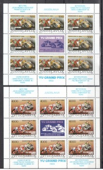 Jugoslawien Michelnummer 2345 - 2346 Kleinbogen postfrisch