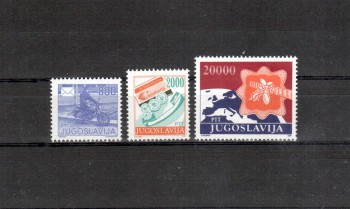 Jugoslawien Michelnummer 2360 - 2362 postfrisch