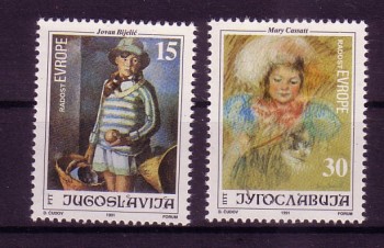 Jugoslawien Michelnummer 2507 - 2508 postfrisch