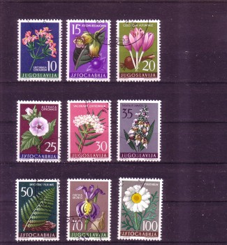 Jugoslawien Michelnummer 812 - 820 gestempelt