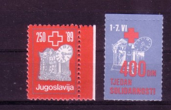 Jugoslawien Michelnummer Zwangszuschlag 170 - 171 postfrisch