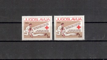 Jugoslawien Michelnummer Zwangszuschlag 79 - 80 postfrisch