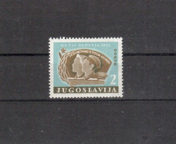Jugoslawien Michelnummer Zwangszuschlag Porto 15 postfrisch Falz