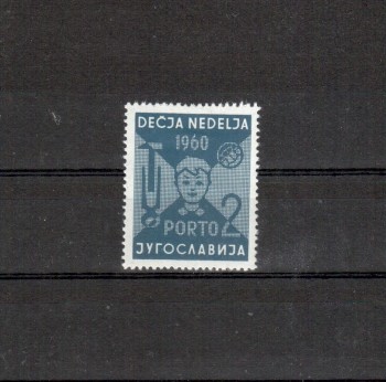 Jugoslawien Michelnummer Zwangszuschlag Porto 21 postfrisch Falz
