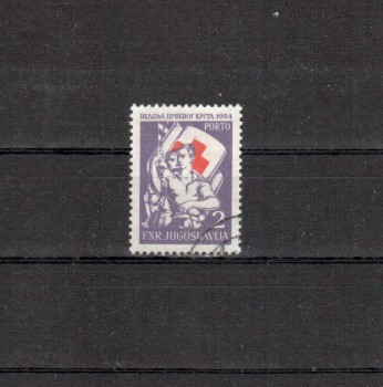 Jugoslawien Michelnummer Zwangszuschlag Porto 9 gestempelt