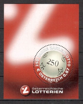 Oesterreich Michelnummer 2396 Block 17 postfrisch Oesterreich Michelnummer 2396 Block 17 postfrisch