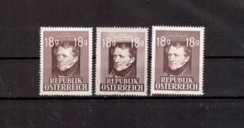 Oesterreich Michelnummer 802,A 802 I + II postfrisch