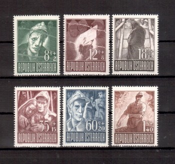 Oesterreich Michelnummer 829 - 834 postfrisch