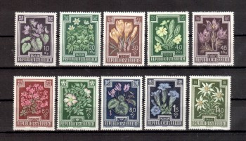 Oesterreich Michelnummer 868 - 877 postfrisch