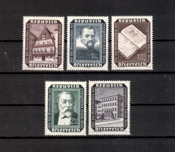 Oesterreich Michelnummer 989 - 993 postfrisch