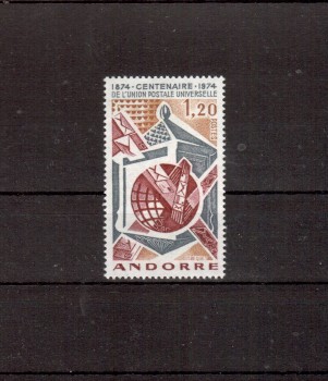 Andorra,frz. Michelnummer 263 postfrisch Andorra,frz. Michelnummer 263 postfrisch