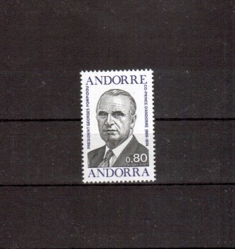 Andorra,frz. Michelnummer 270 postfrisch Andorra,frz. Michelnummer 270 postfrisch