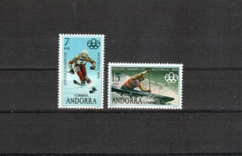 Andorra,span. Michelnummer 103 - 104 postfrisch