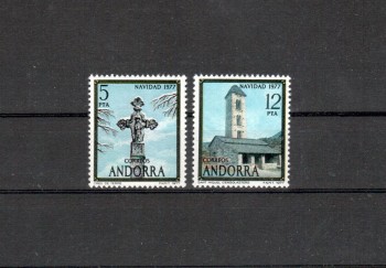 Andorra,span. Michelnummer 109 - 110 postfrisch