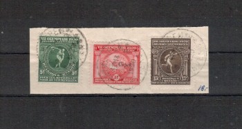 Belgien Michelnummer 159 - 161 gestempelt