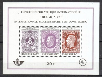 Belgien Michelnummer 1608 - 1610 Block 42 postfrisch