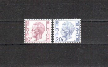 Belgien Michelnummer 1669 - 1670 z y postfrisch Belgien Michelnummer 1669 - 1670 z y postfrisch
