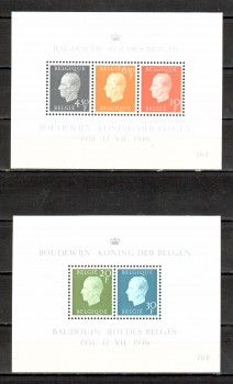 Belgien Michelnummer 1863 - 1867 Block 44 und 45 postfrisch Belgien Michelnummer 1863 - 1867 Block 44 und 45 postfrisch