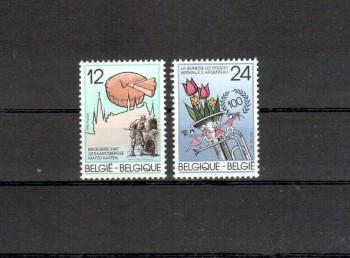 Belgien Michelnummer 2236 - 2237 postfrisch Belgien Michelnummer 2236 - 2237 postfrisch