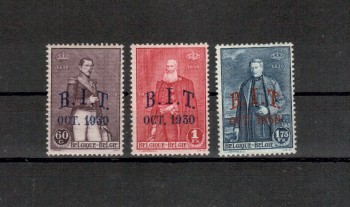 Belgien Michelnummer 288 - 290 postfrisch Belgien Michelnummer 288 - 290 postfrisch