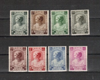 Belgien Michelnummer 457 - 464 postfrisch Falz