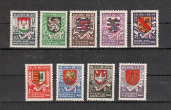 Belgien Michelnummer 535 - 543 postfrisch Falz