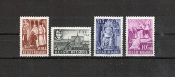 Belgien Michelnummer 816 - 819 postfrisch Falz