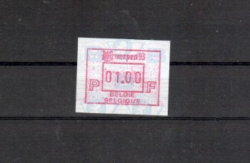 Belgien Michelnummer ATM 28 postfrisch