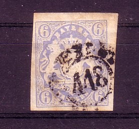 Bayern Michelnummer 16 b gestempelt gepr Bayern Michelnummer 16 b gestempelt gepr