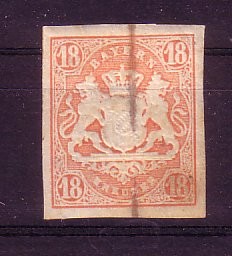 Bayern Michelnummer 19 gestempelt gepr Bayern Michelnummer 19 gestempelt gepr