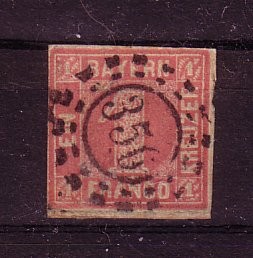 Bayern Michelnummer 3 I a gestempelt gepr Bayern Michelnummer 3 I a gestempelt gepr