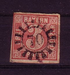 Bayern Michelnummer 9 c gestempelt gepr Bayern Michelnummer 9 c gestempelt gepr