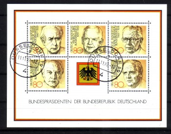 BRD Michelnummer Block 18 gestempelt