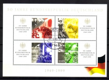 BRD Michelnummer Block 49 gestempelt BRD Michelnummer Block 49 gestempelt