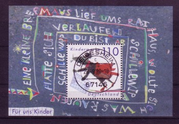 BRD Michelnummer Block 51 gestempelt